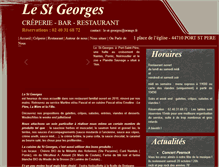 Tablet Screenshot of creperie-restaurant-le-st-georges.fr